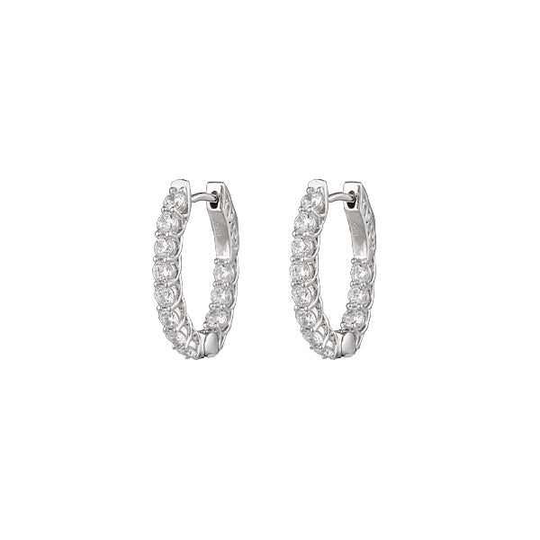 Halo on sale hoop earrings