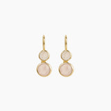 Posy Earrings Rose Quartz