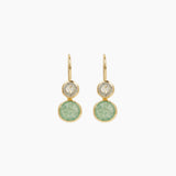 Posy Earrings Green Aventurine