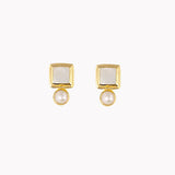 Impressionist Earrings Mother of Pearl