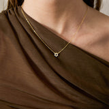 CZ Small Star of David Necklace