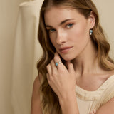 Cubism Earrings Aquamarine RH