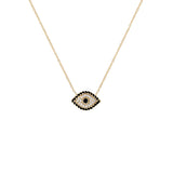Gold Evil Eye Necklace