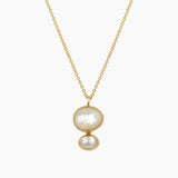 Cubism Necklace Mother of Pearl
