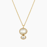Cubism Necklace Mother of Pearl