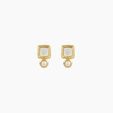 Impressionist Earrings Mother of Pearl