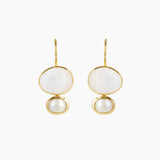 Cubism Earrings Mother of Pearl GP