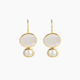 Cubism Earrings Mother of Pearl GP