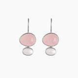 Cubism Earrings Rose Quartz RH