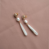 Artisan Earrings Mother of Pearl