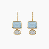Lyric Earrings Blue Topaz