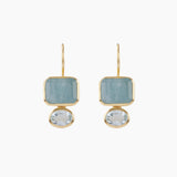 Lyric Earrings Aquamarine, Blue Topaz