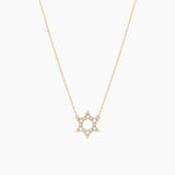 Baguette Star of David Necklace