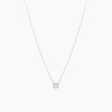 Small CZ Star of David Necklace