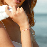 Pink Tourmaline Birthstone Bracelet - October
