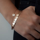 Rose Gold Multi Jingle Bracelet